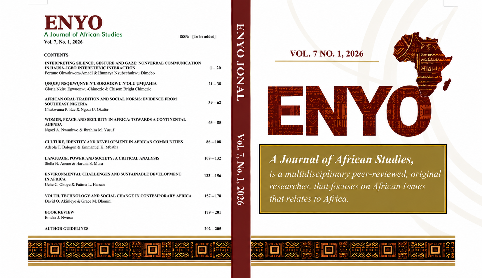 					View Vol. 7 No. 1 (2026): ENYO JONAL VOL.7 NO.1, 2026
				